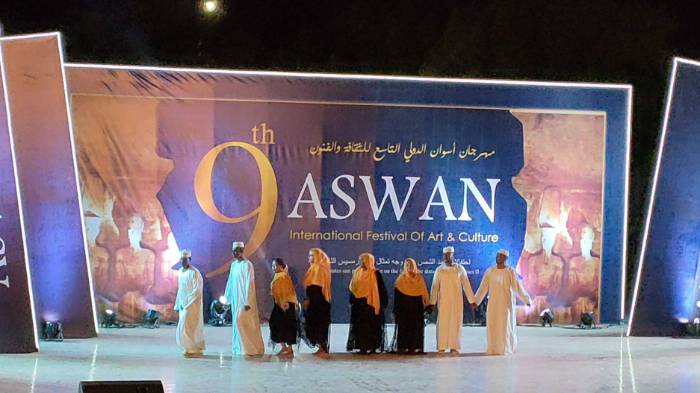 جمهور أسوان استمتع باحتفالية المهرجان الدولي للفنون