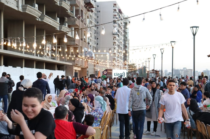 على غرار إفطار المطرية.. 3 آلاف صائم على مائدة واحدة بالمنصورة