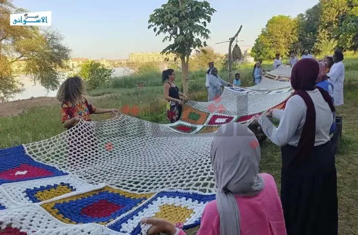 "يلا نظلل أسوان".. أشجار ومظلات نوبية لمواجهة حرارة الصيف