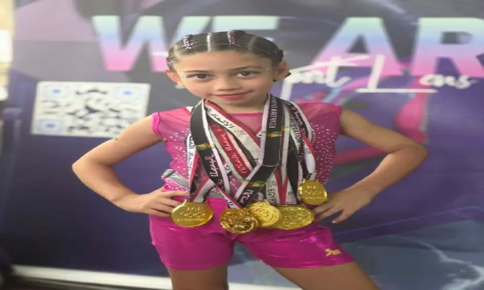 أنجيلا بيشوي.. طفلة تحلق فوق بساط الجمباز نحو الميداليات الذهبية