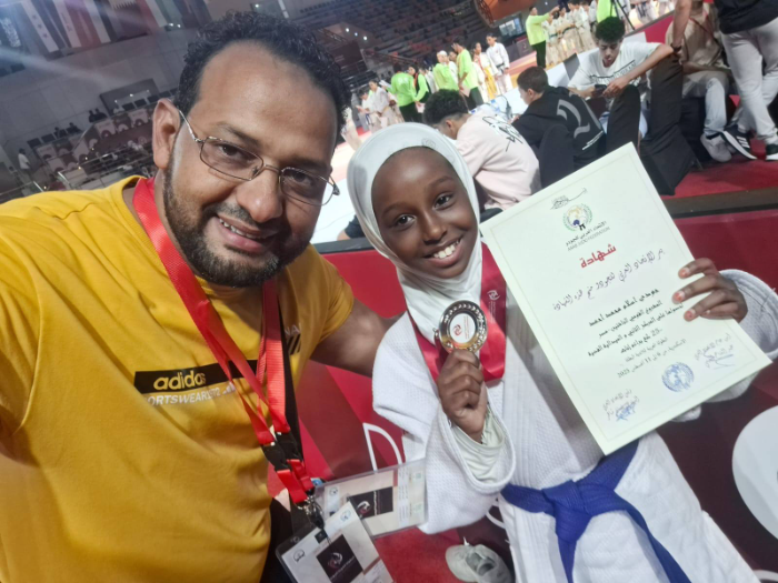 للمرة الأولى.. أسوان تحقق ميدالية فضية بالبطولة العربية للجودو