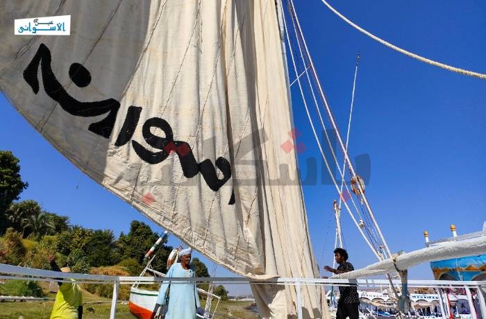 سعد الحمامي ونصف قرن من "صناعة أشرعة المراكب"