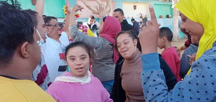 "نشر البسمة" تحتفل بذوي الهمم في غرب سهيل