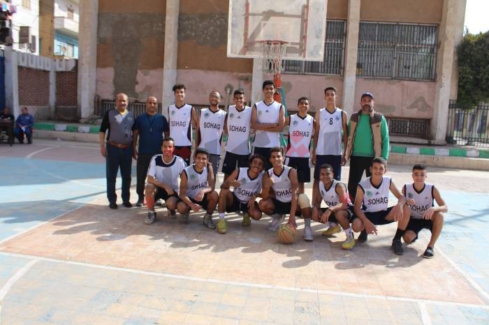 فوز فريق "سلة" سوهاج ببطولة الإدارات التعليمية بالمحافظة