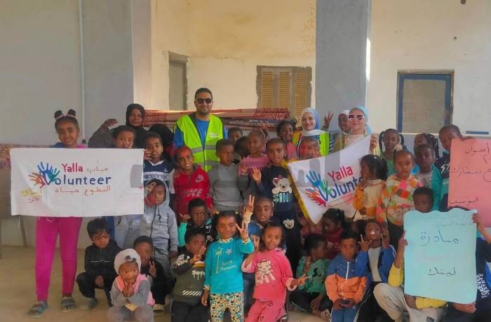 مبادرة «يلا فلانتير» تعقد ورشة رسم ومسرح وإعادة تدوير لأطفال أسوان