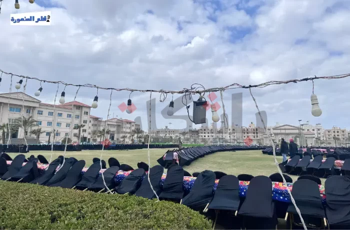 بمشاركة 2600 طالب وطالبة.. حضور كبير في إفطار جامعة حورس