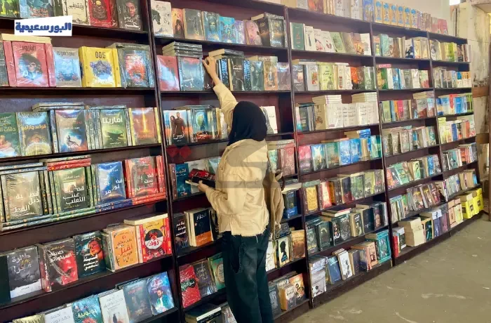 مدير معرض الكتاب المخفض في بورسعيد: الأسعار تبدأ من 5 جنيهات