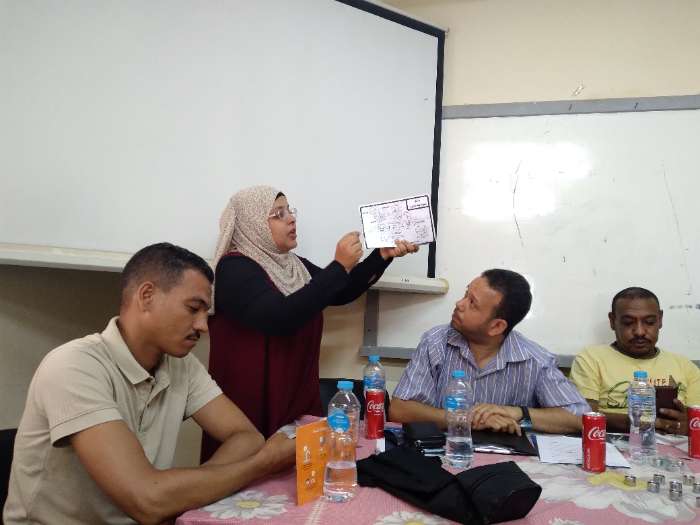 ندوة عن التغيرات المناخية لمعلمي مدرسة "علي ناصر"