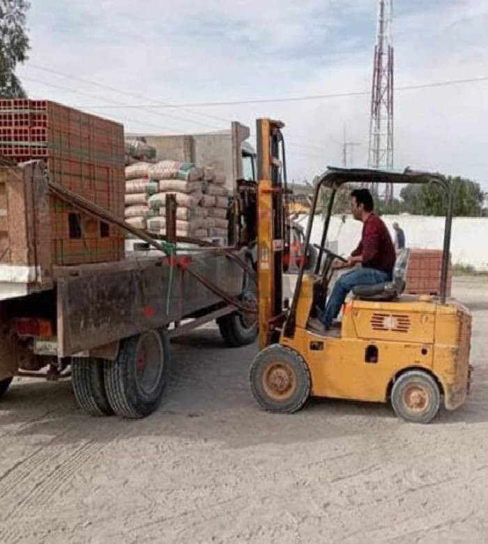 انطلاق أشغال تهيئة ملعب المدرسة الإبتدائية "بئر دراسن"