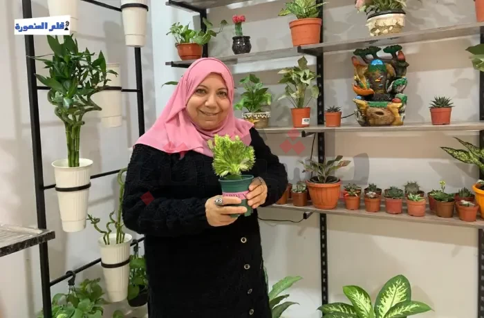 "مشتل الندى".. حلم "وفاء" يتحقق بعد المعاش