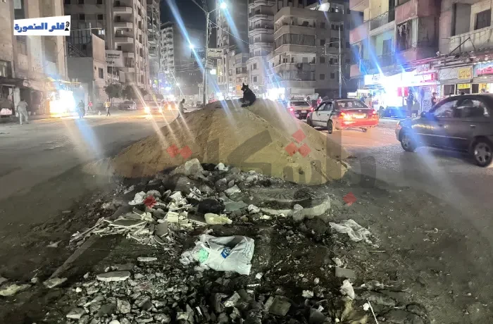 فوضى مرورية بعد توقف أعمال الحفر في منطقة الجلاء