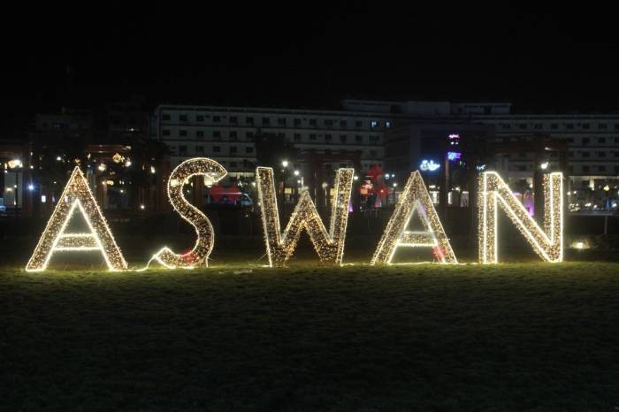 البوم صور - أسوان تتزين بمناسبة العام الجديد