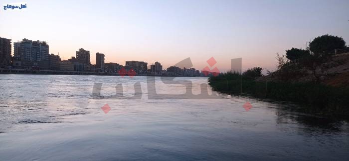 غروب الشمس من كورنيش سوهاج