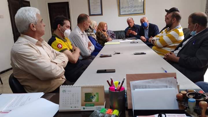 العايش يبحث إعادة نشاط جمعية المتعاقدين ببني خلاد