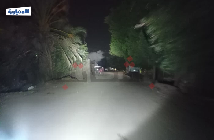 يهدد حياة المزارعين.. طريق "الشرفا" في أبو فليو: لا إنارة ولا إشارة