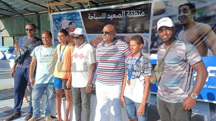 16 ميدالية لأسوان في اليوم الأخير ببطولة الصعيد للسباحة
