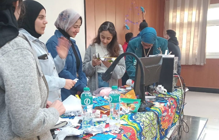 مؤسسة "آوان" تعقد ورشة "إعادة التدوير" في نادي المنصورة