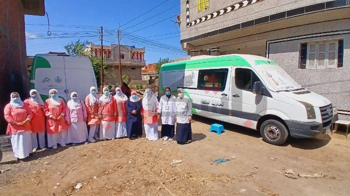 الكشف على 1224 مواطنًا.. قافلة طبية مجانية في بلقاس 