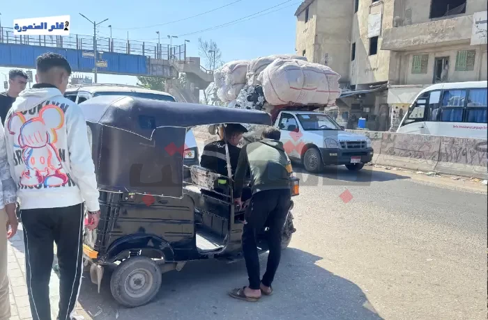 حملة مفاجئة في طلخا تضبط 6 "تكاتك" مخالفة