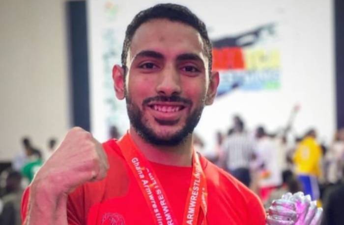 "مصارعة الذراعين".. على هاشم يحصد المركز الثالث في بطولة العالم